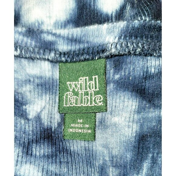 Wild Fable Tie Dye Long Sleeve Crop Top - Size Medium - Picture 7 of 8